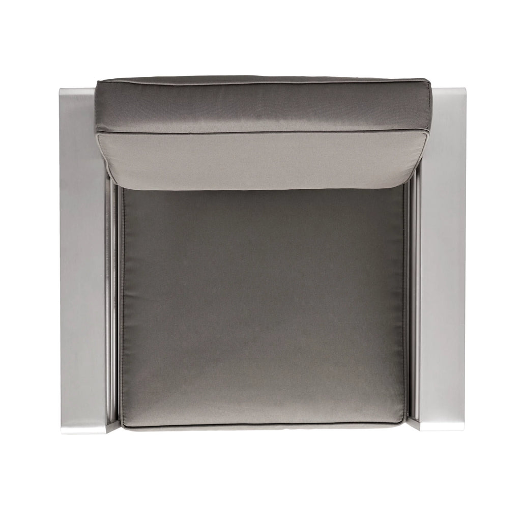 4 Seater Aluminum Chat Set with Side Table X67533