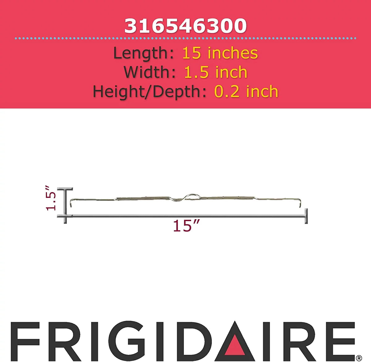 Frigidaire Link Part # WCI-316546300 T165