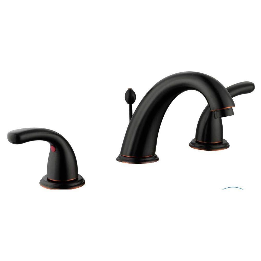 Bronze 2-Handle High-Arc Bathroom Faucet N3046