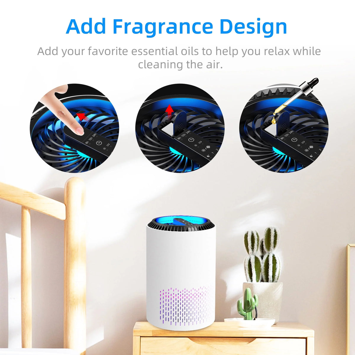 White HEPA Air Purifier S1539