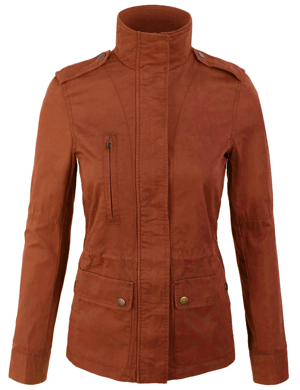 Long Sleeve Single-Breasted Mid-Length Coat A731
