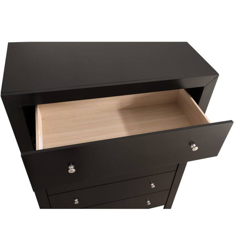 5 Drawer Chest in Black U921110