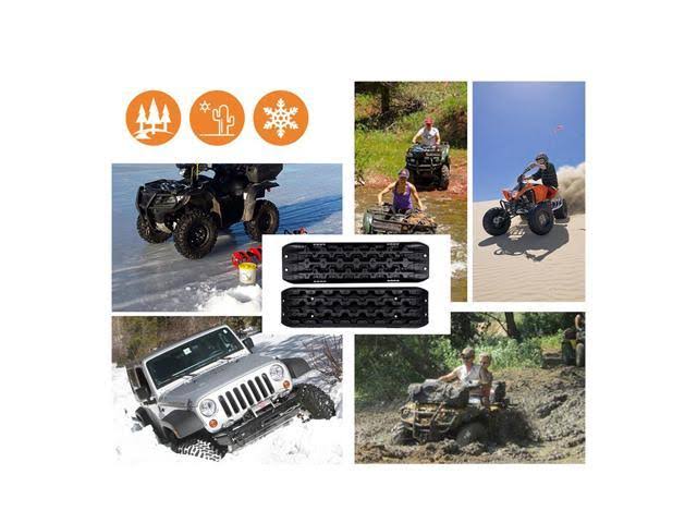 Black Off Road Traction Tracks J354541