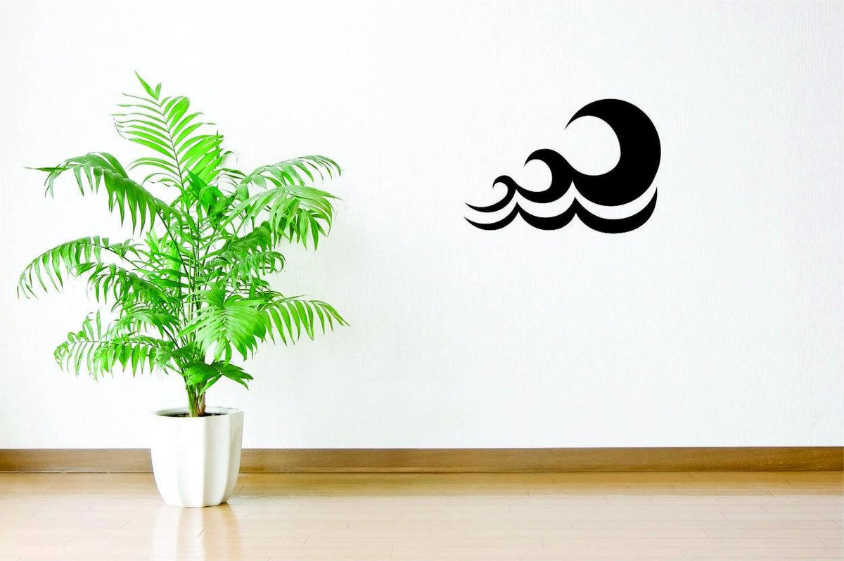 Beach Wall Decal Sticker - 12 Inch x 22 Inch U259
