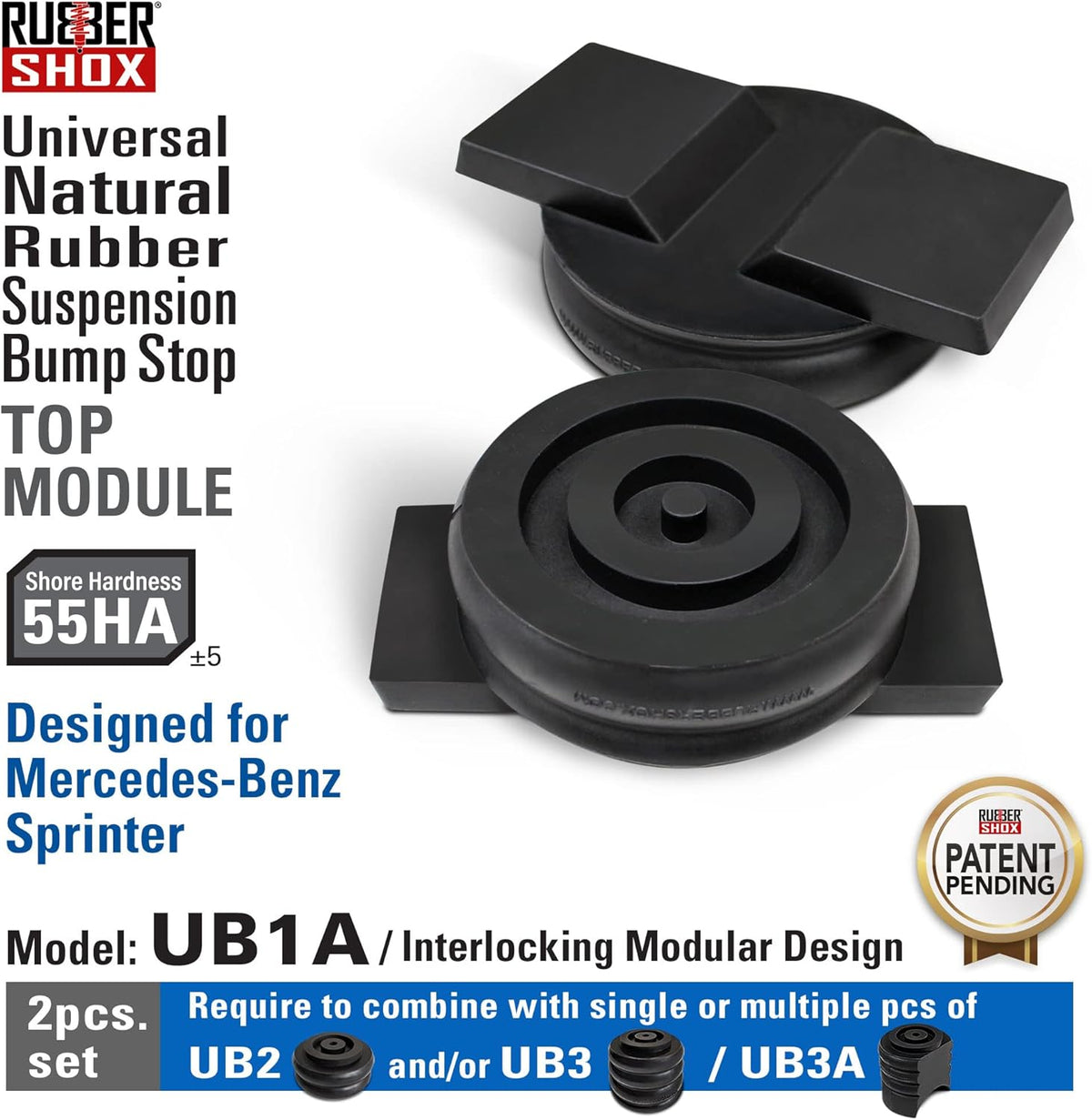 Modular Universal Rubber Front Rear Bump Stop for Truck and RV Suspension A9891