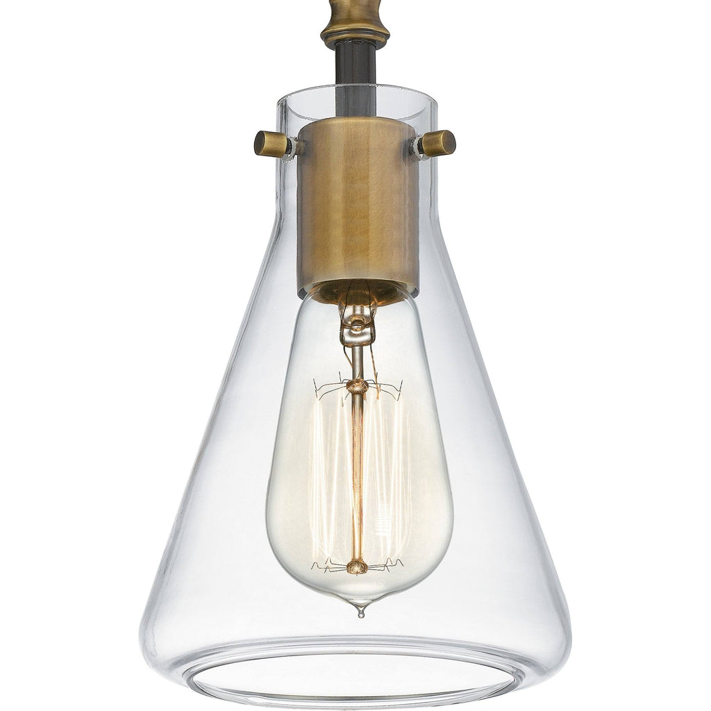 3 Light Semi-Flush Mount Western Bronze Q348054