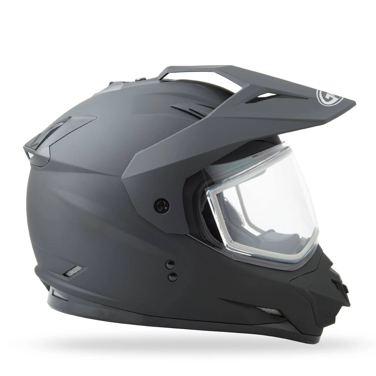 Matte Black Dual-Sport Snow Helmet M17545
