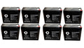12V 10Ah Replacement Battery (8 Pack) G418