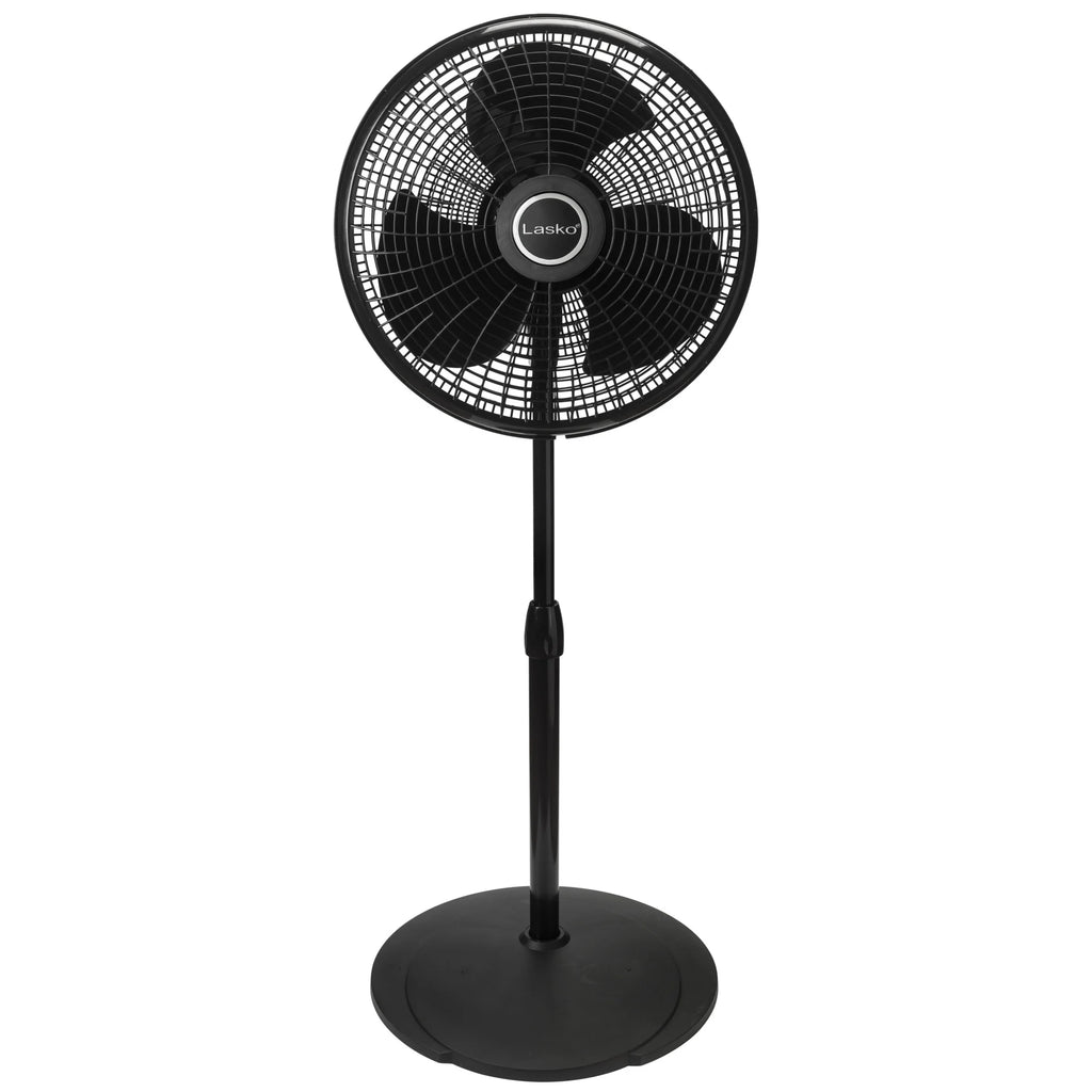 16 Pedestal Fan, Adjustable Height, 3 Speeds, Black H967