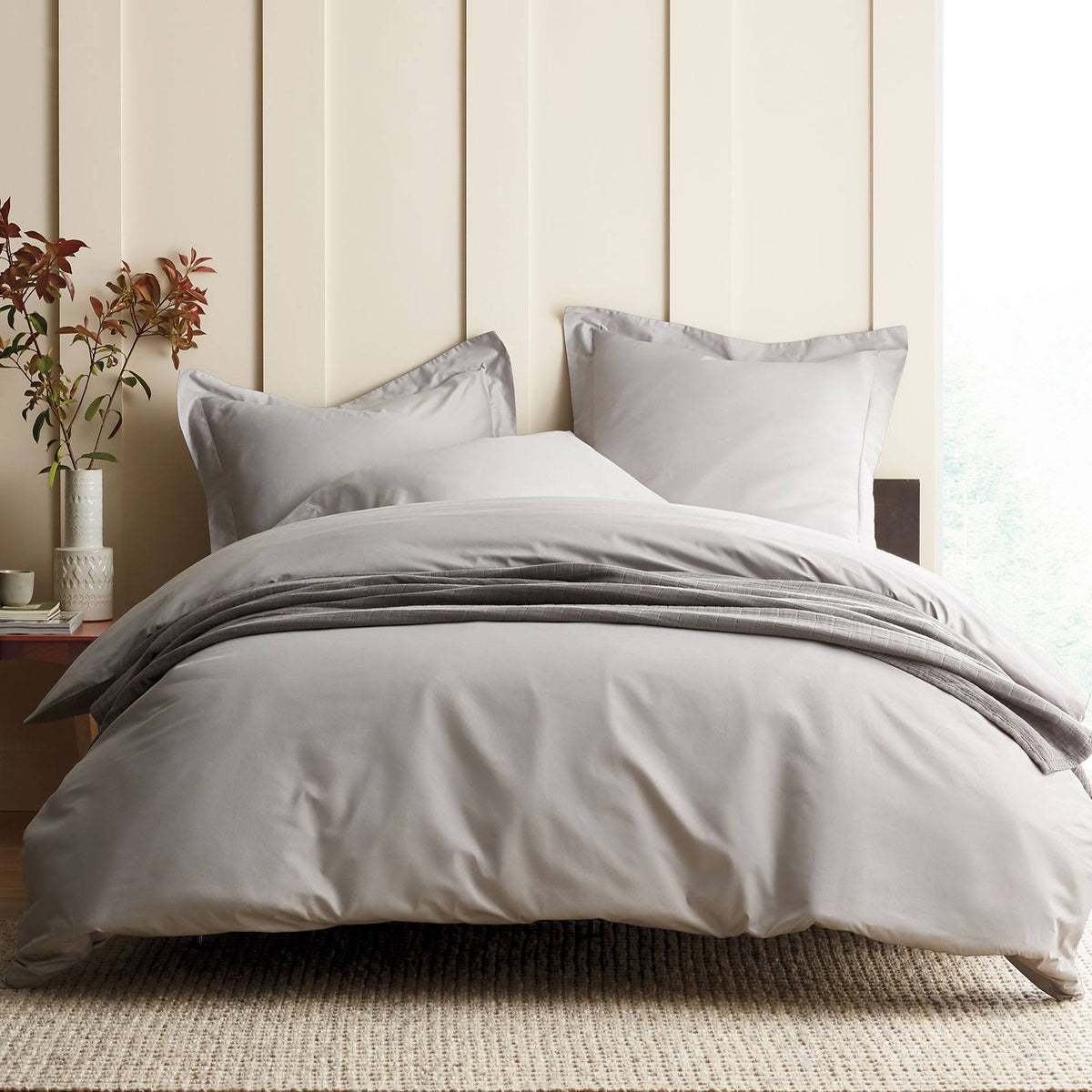 California King Supima Cotton Sateen Fitted Sheet U79775