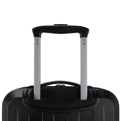 Expandable Hardside Spinner Luggage, Black, 21" Carry-on N92217