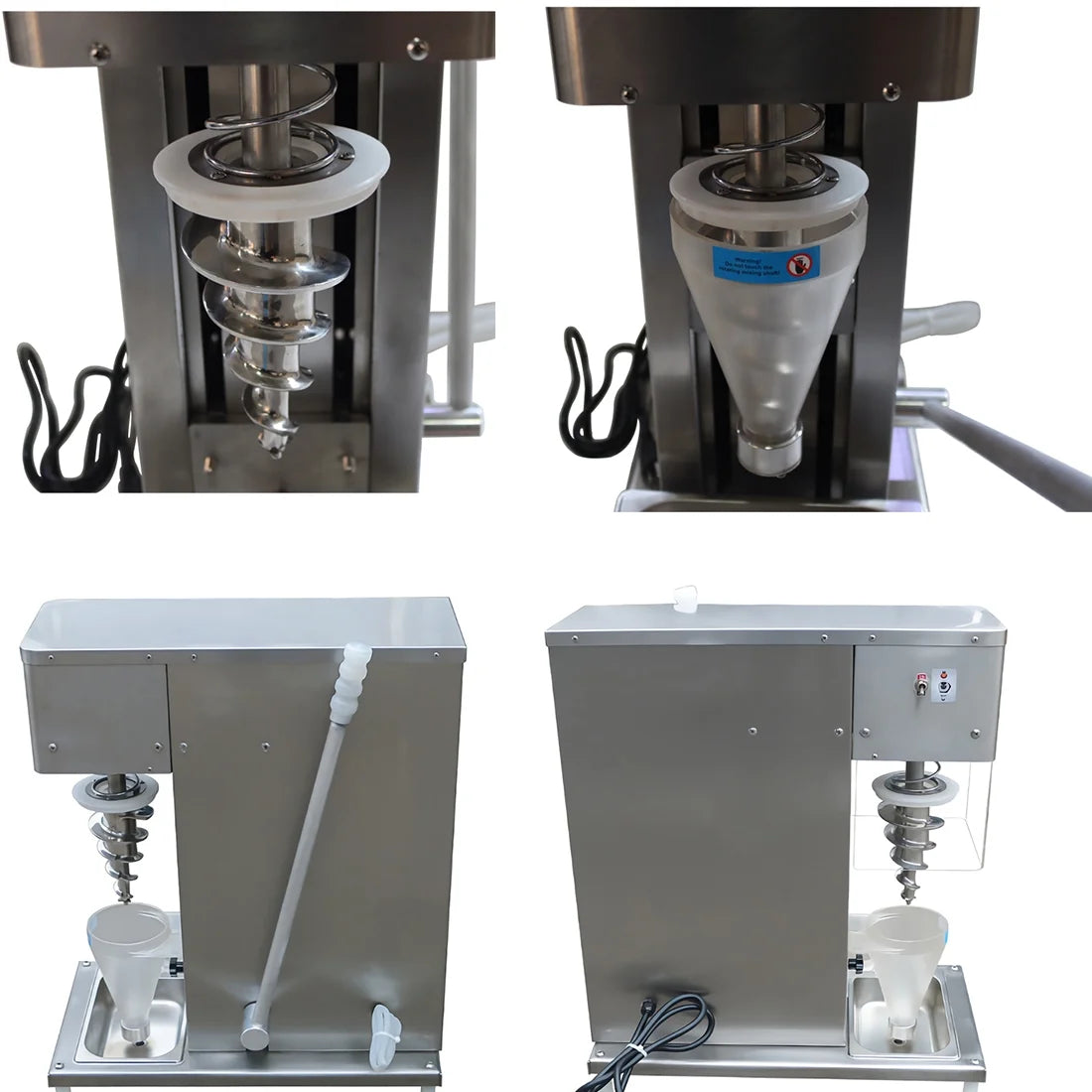 Electric Fruit Ice Cream Machine Juice Yogurt Milkshake Mixer C93394