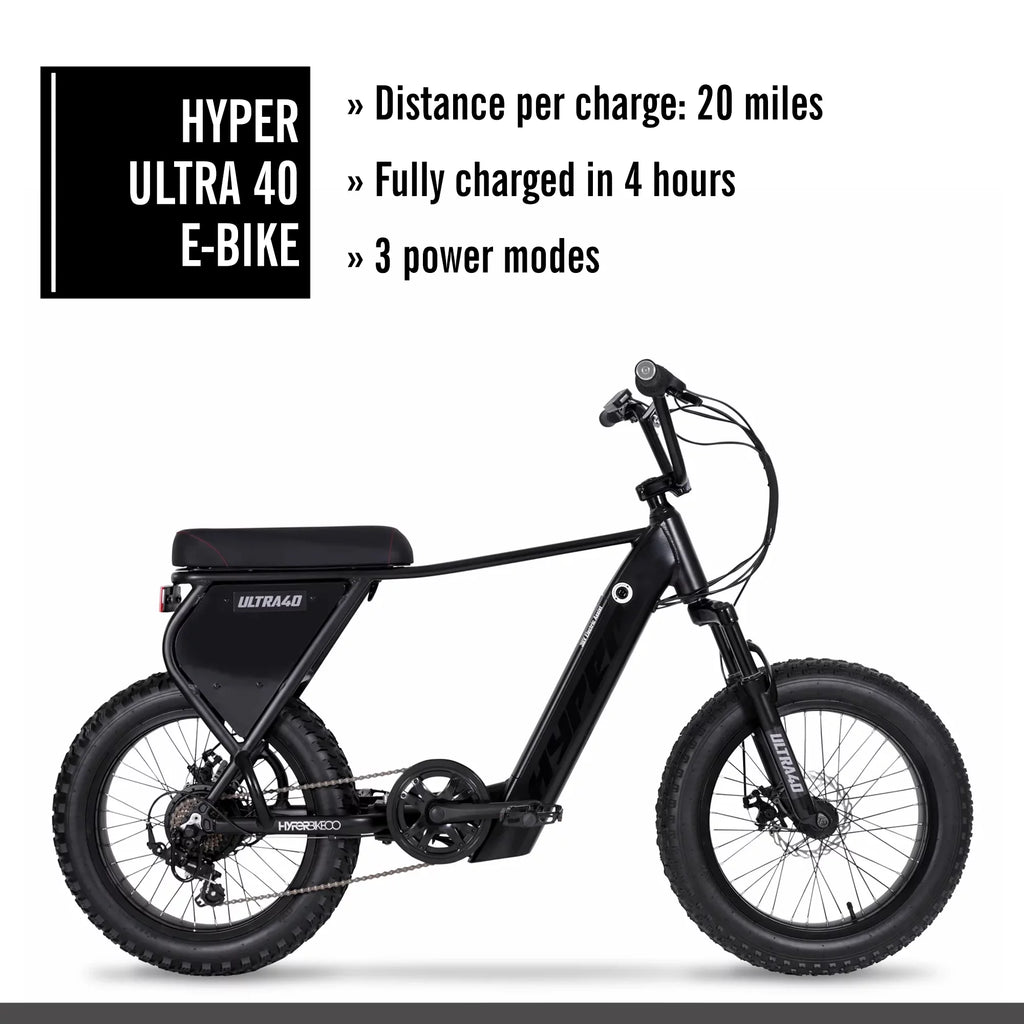 20 36V 250W Electric Bike Matte Black P99804