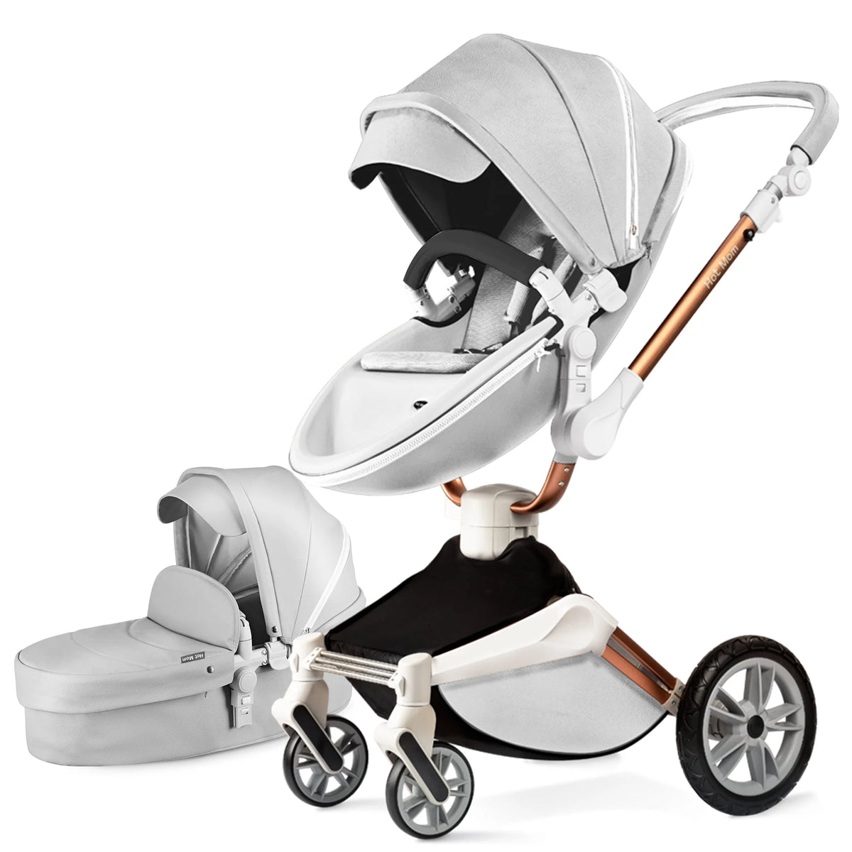 2 in 1 Bassinet Combo Reversible Travel System Stroller H780