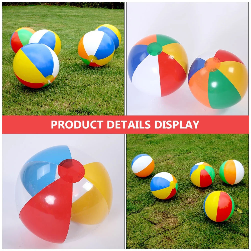 12pcs Inflatable Beach Ball Pool Toy O3863