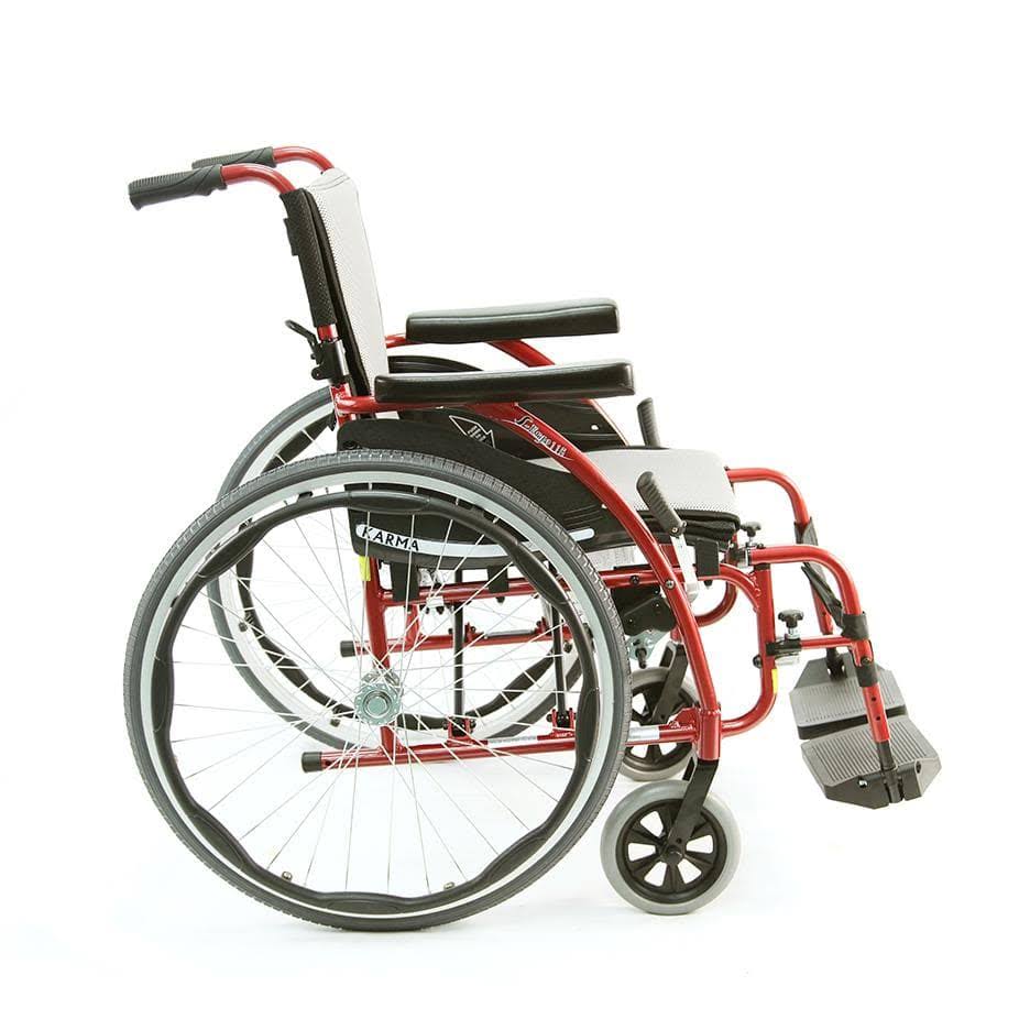 Lightweight Ergonomic Wheelchair with Silver Seat J47799