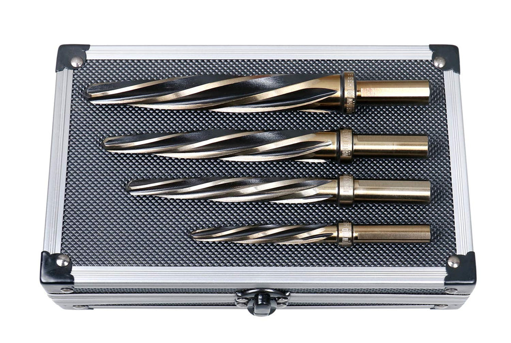 4 Pc H.S.S. Standard Spiral Flute Car Reamer Set J573