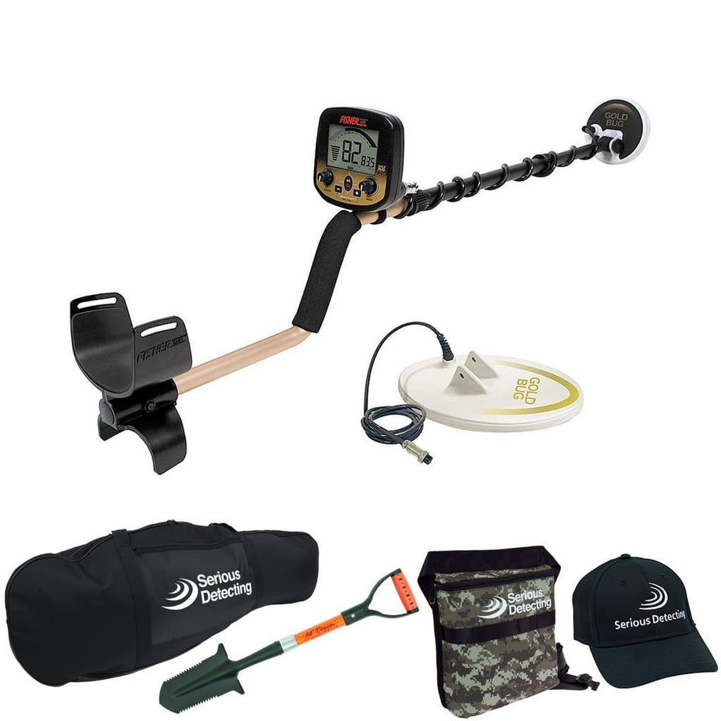 Metal Detector Bundle with Coil Pack, Shovel, Carry Bag W51202
