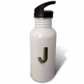 Gray 21 oz Sports Water Bottle Z201