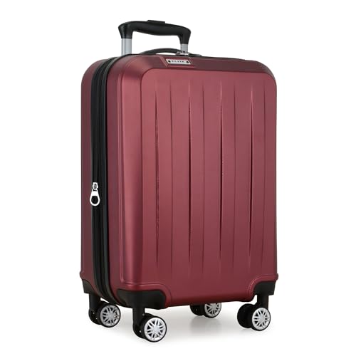Expandable Hardside Spinner Luggage, Black, 21" Carry-on N92217