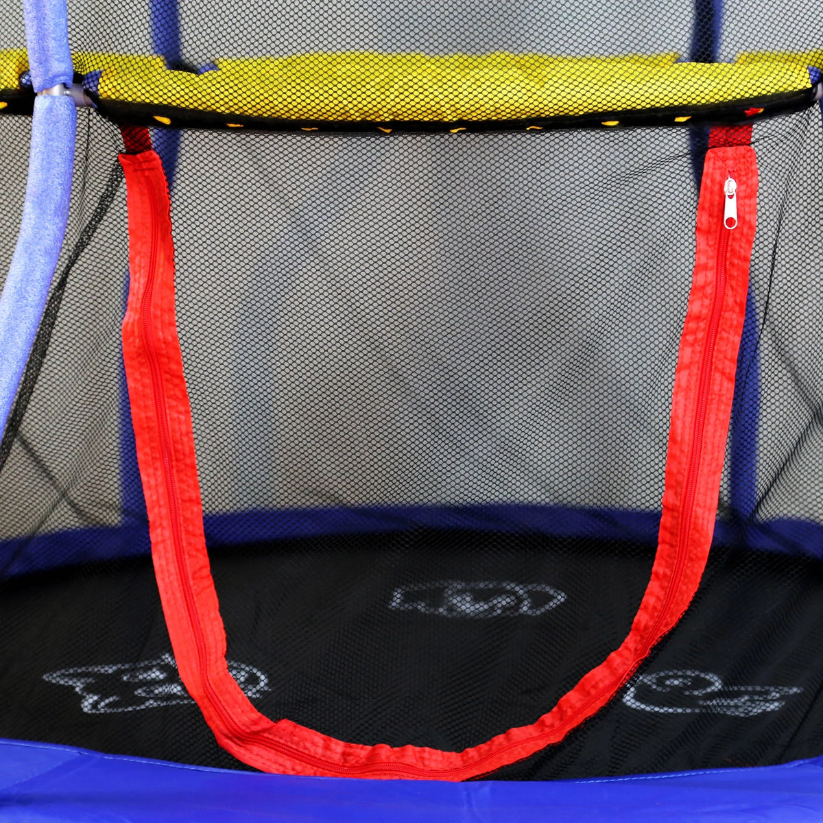 55-Inch Trampoline with Enclosure and Sound, Blue R652383