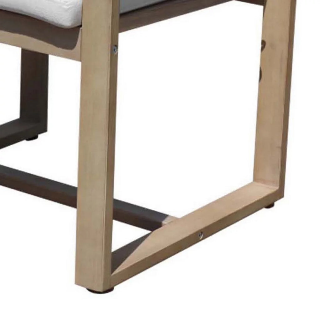 Natural Brown Eucalyptus Wood Dining Chair O780644