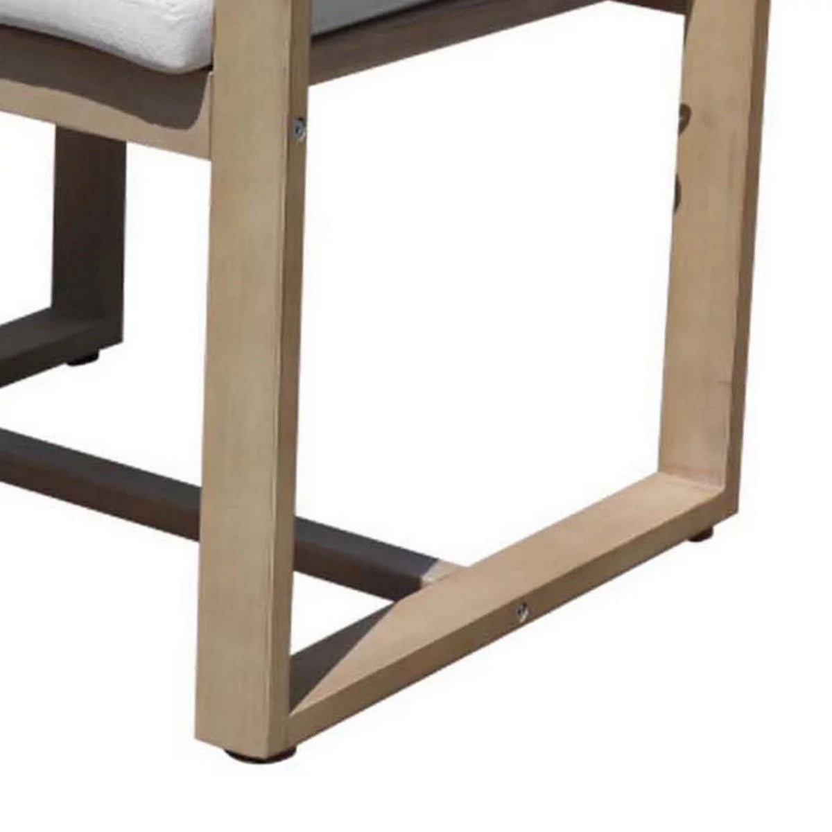 Natural Brown Eucalyptus Wood Dining Chair O780644