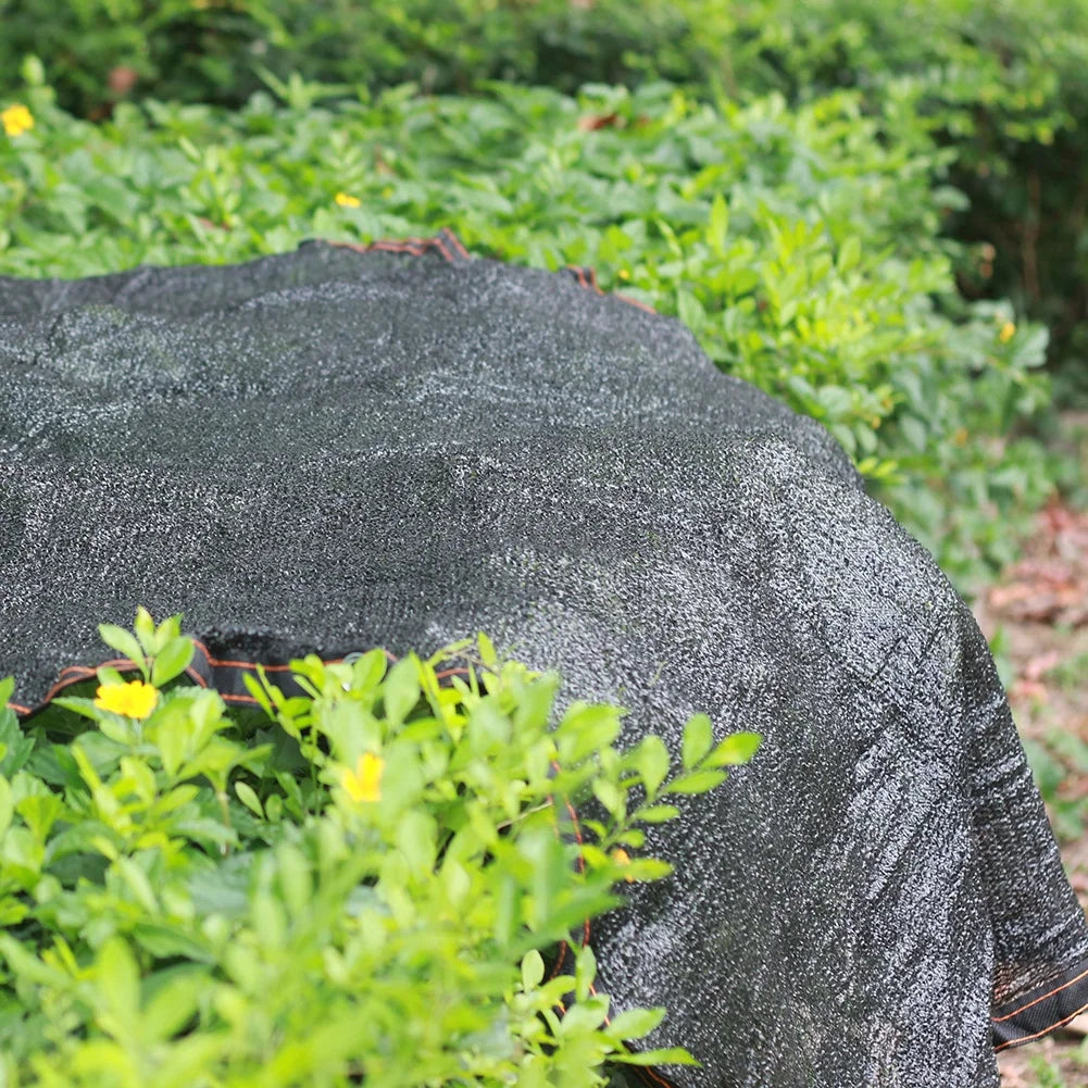 Black UV Resistant Garden Shade Mesh Tarp L505