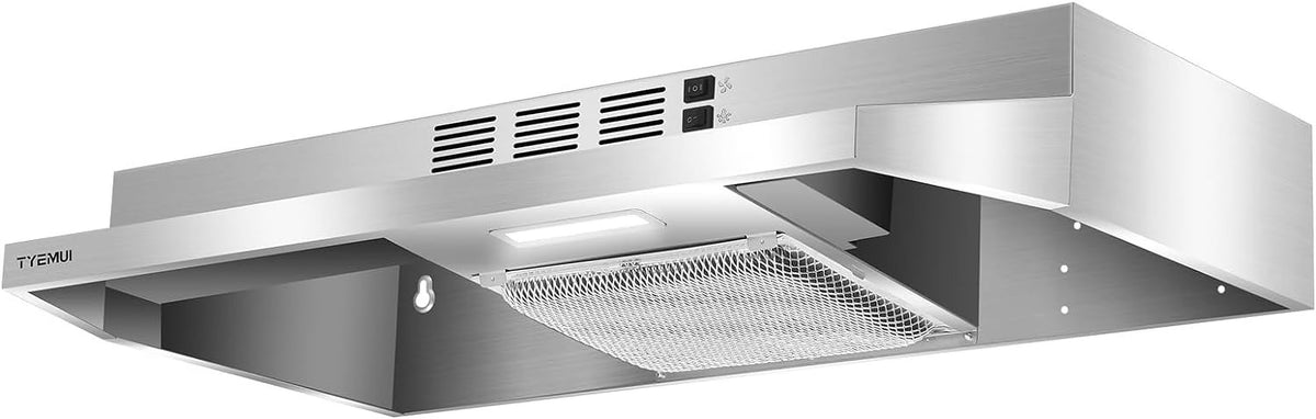 Stainless Steel Under Cabinet Ductless Range Hood, 300 CFM I137