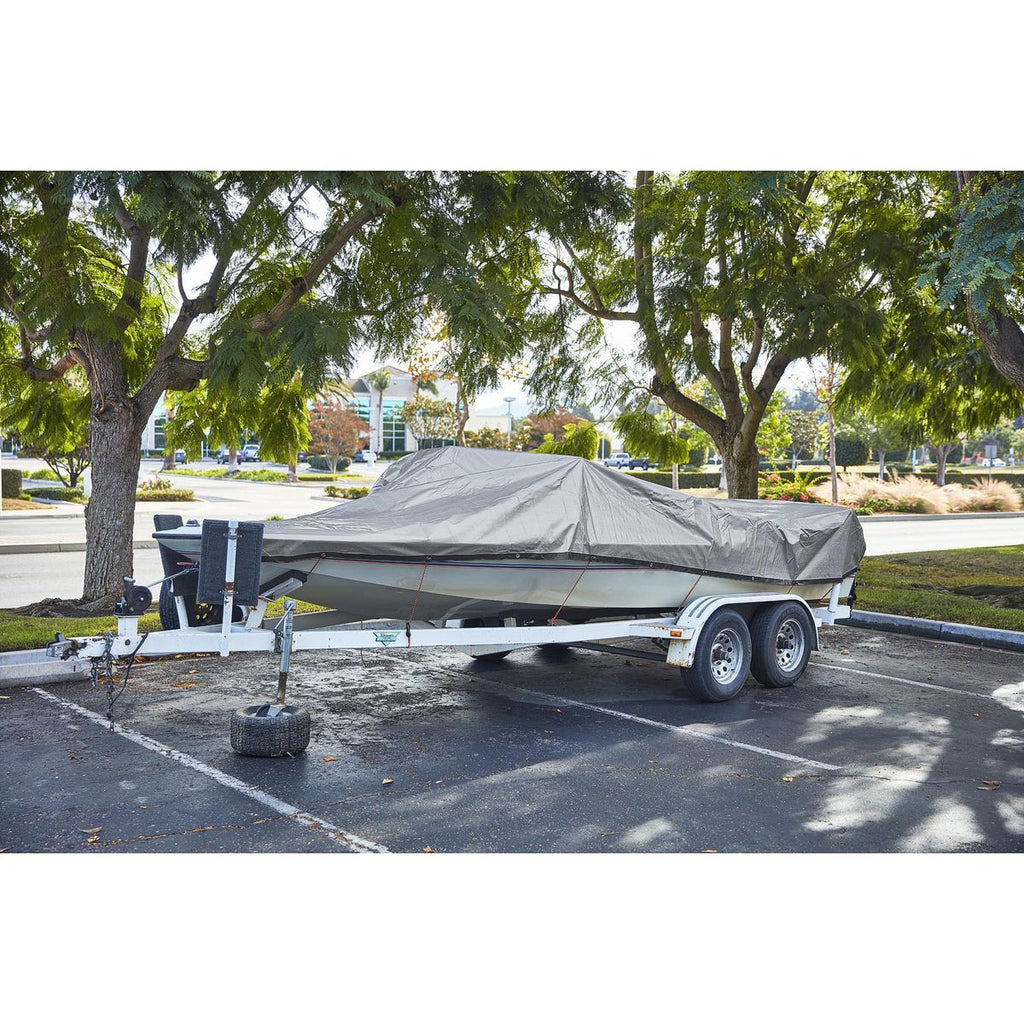 20 ft. x 30 ft. Silver and Black Weather-Resistant Tarp B93195