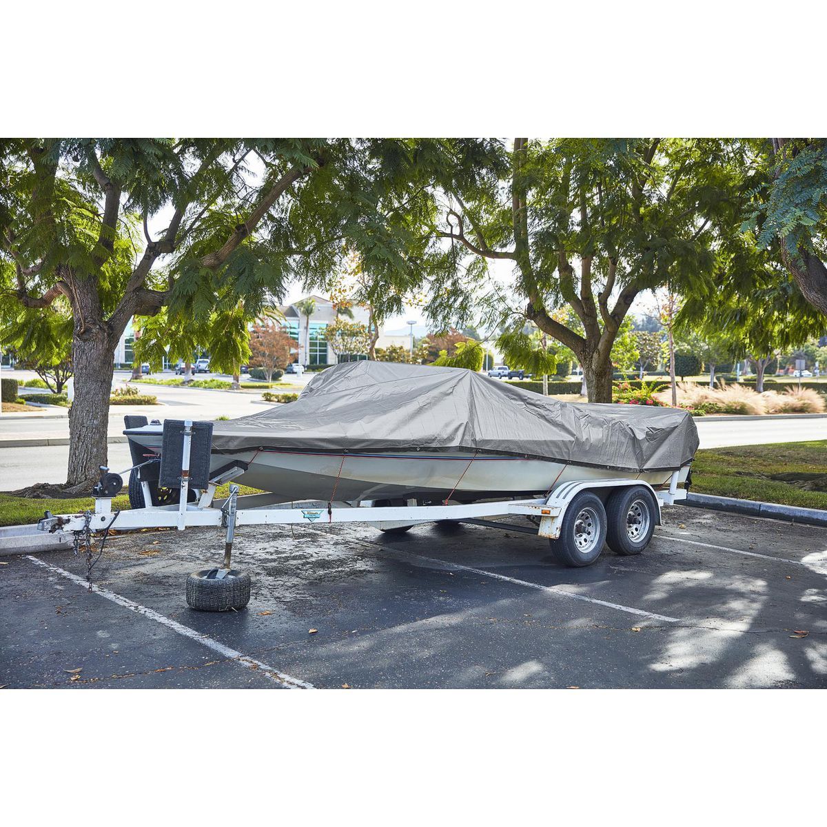 20 ft. x 30 ft. Silver and Black Weather-Resistant Tarp B93195