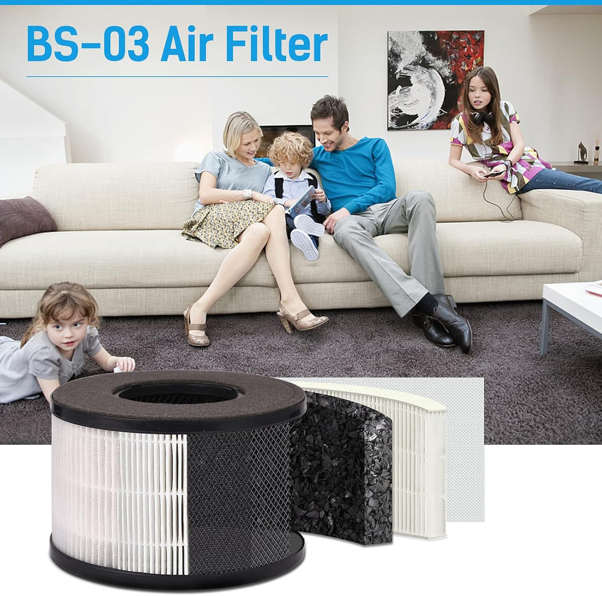 HEPA Replacement Filters Pack of 2 J753376