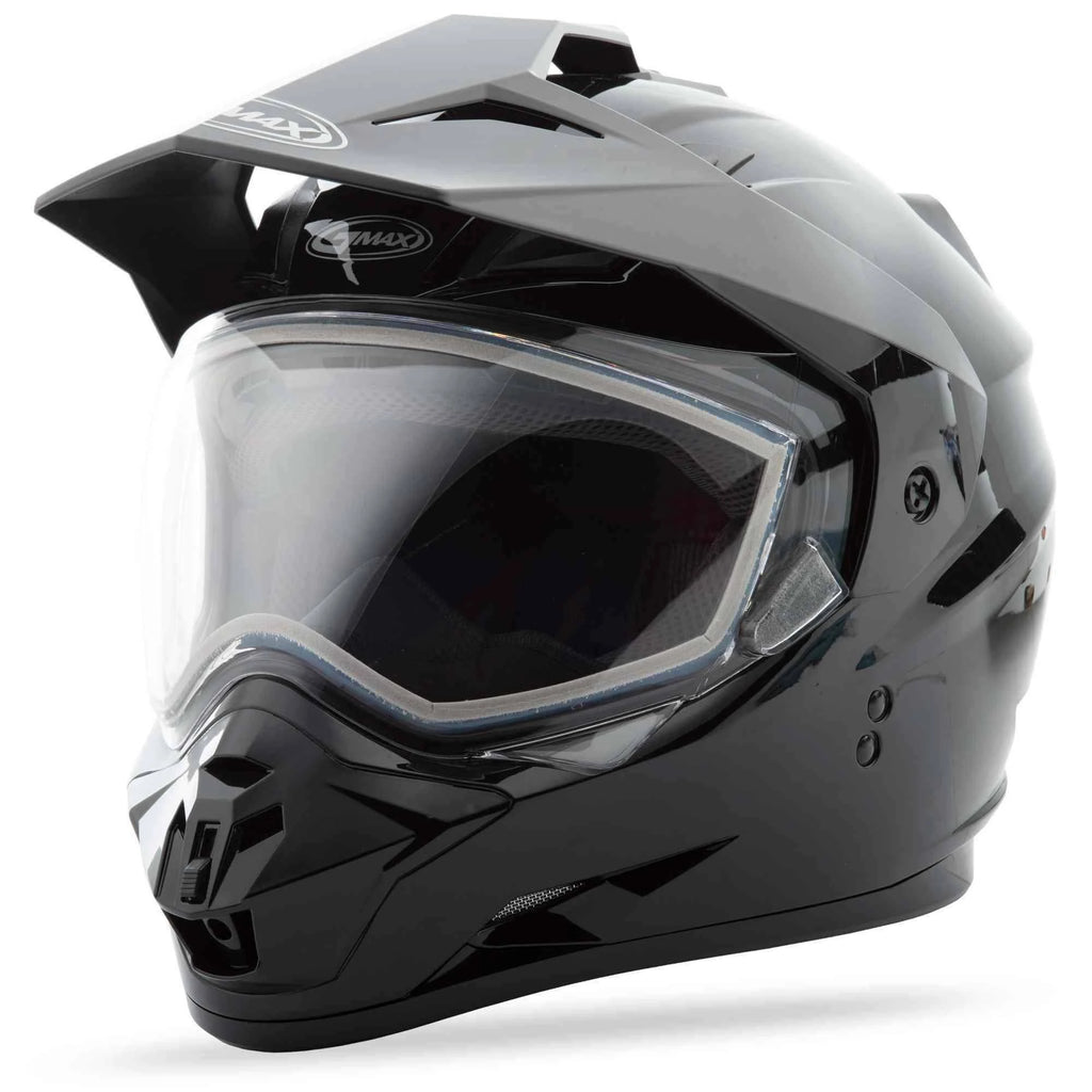 Matte Black Dual-Sport Snow Helmet M17545