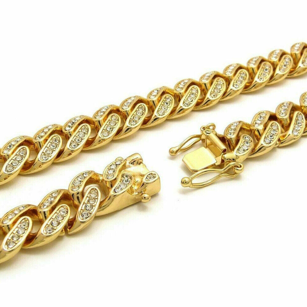 Iced Cubic Zirconia Cuban Chain G40200