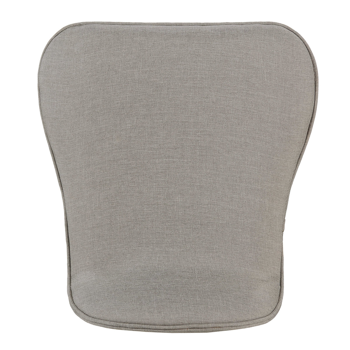 Light Gray and Natural Walnut Upholstered Barstools Set of 2 V7304