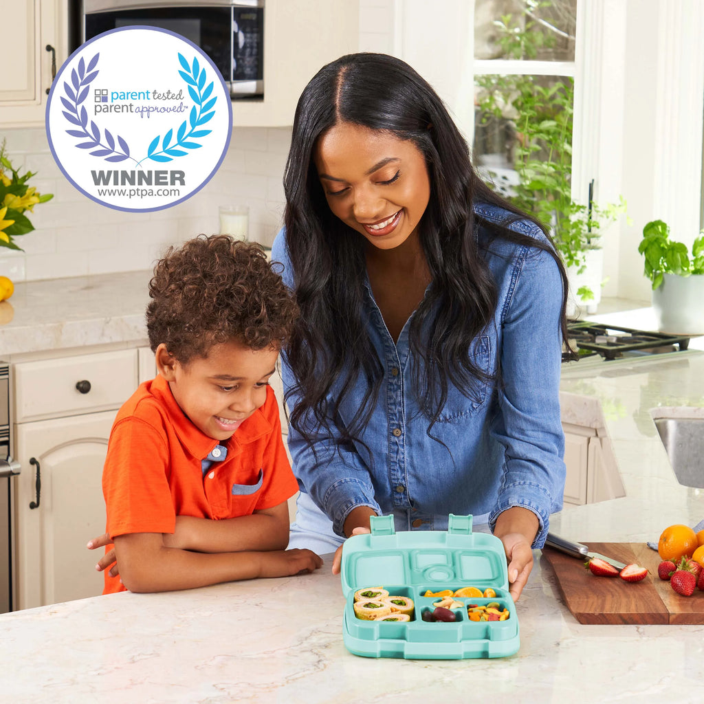 Leak-Proof 5-Compartment Bento-Style Kids Lunch Box, BPA-Free, Dishwasher Safe H64926